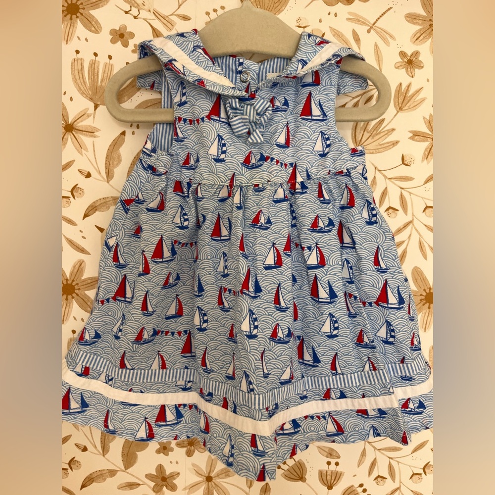 Jojo Maman Bebe Sailboat Dress
